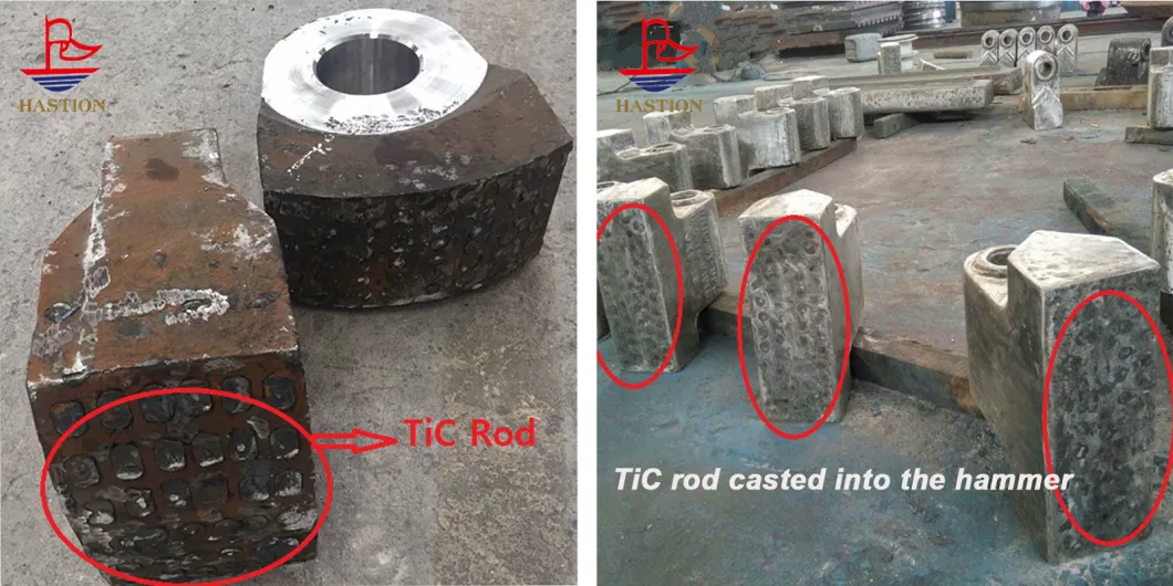 Mining Machine Forging Hammer Wear Part of Titanium Carbide Rod
