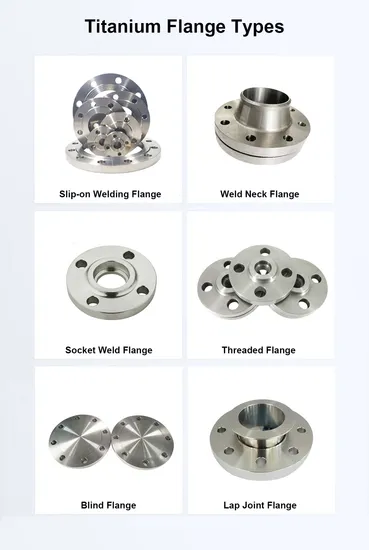 Slip on Titanium Flange Welding Titanium Alloy Flange Pipe Fittings 