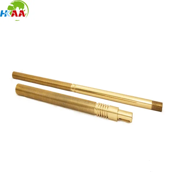 Gold Color Titanium Material CNC Machining Male and Female Auto Screw Fastener 